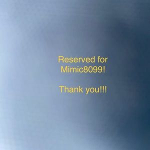 This is a reserved listing!